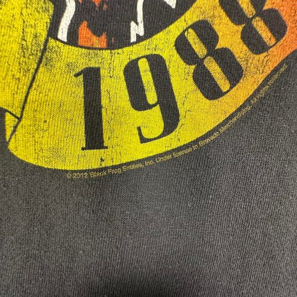 Guns N’ Roses 1988 Black Sun-Faded Appetite For Destruction Tour 2012 Band Tee L - Picture 4 of 7